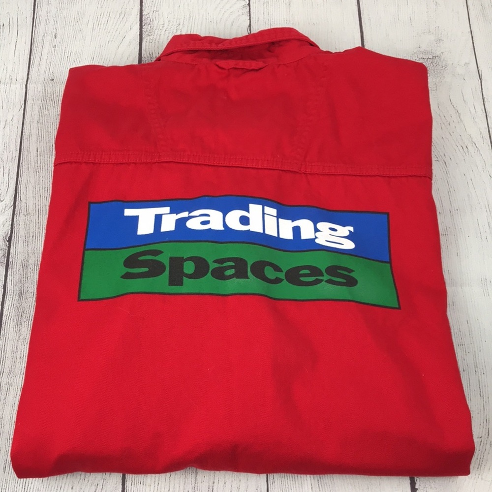 Vintage 00's ULTRACLUB COLLECTION Men's TLC ''Trading Spaces'' Button Up Shirt